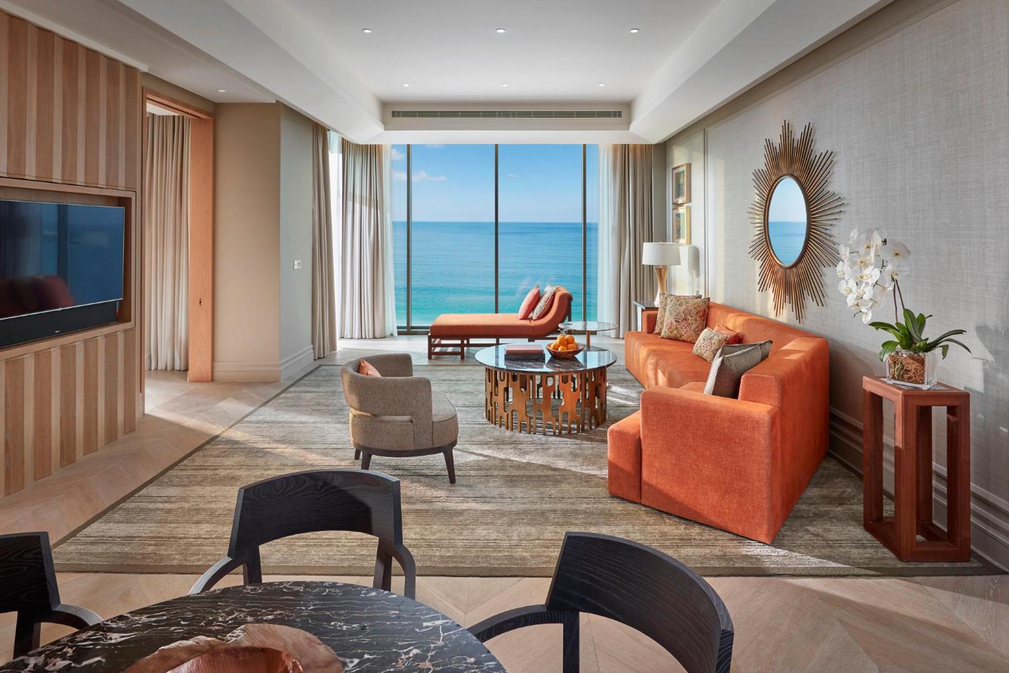 Mandarin Oriental Jumeira, Dubai Exteriör bild A living room at the hotel